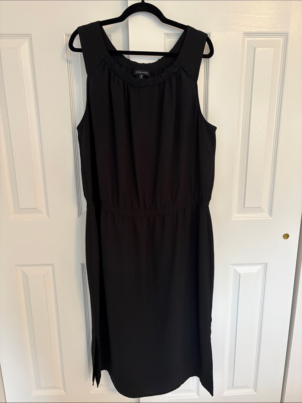Universal Standard Black Sleeveless Midi Dress